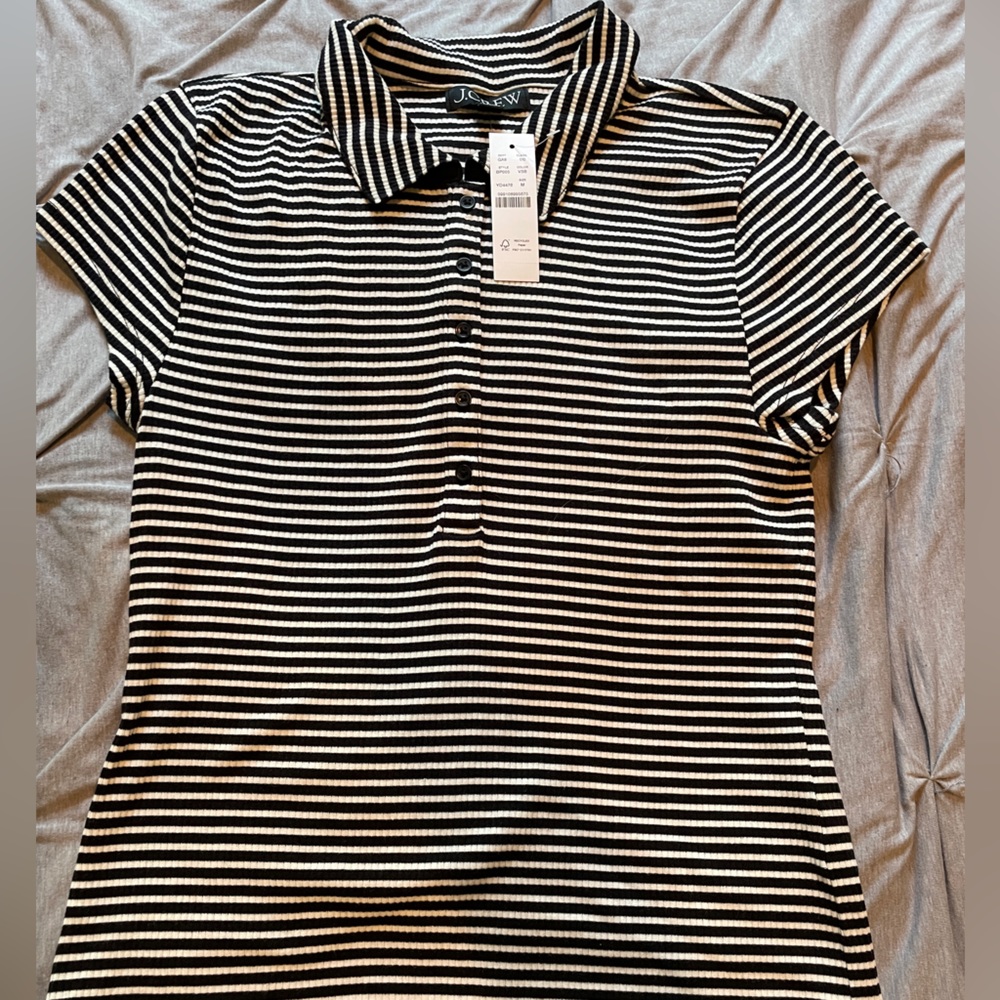 J Crew short sleeve Henley Polo